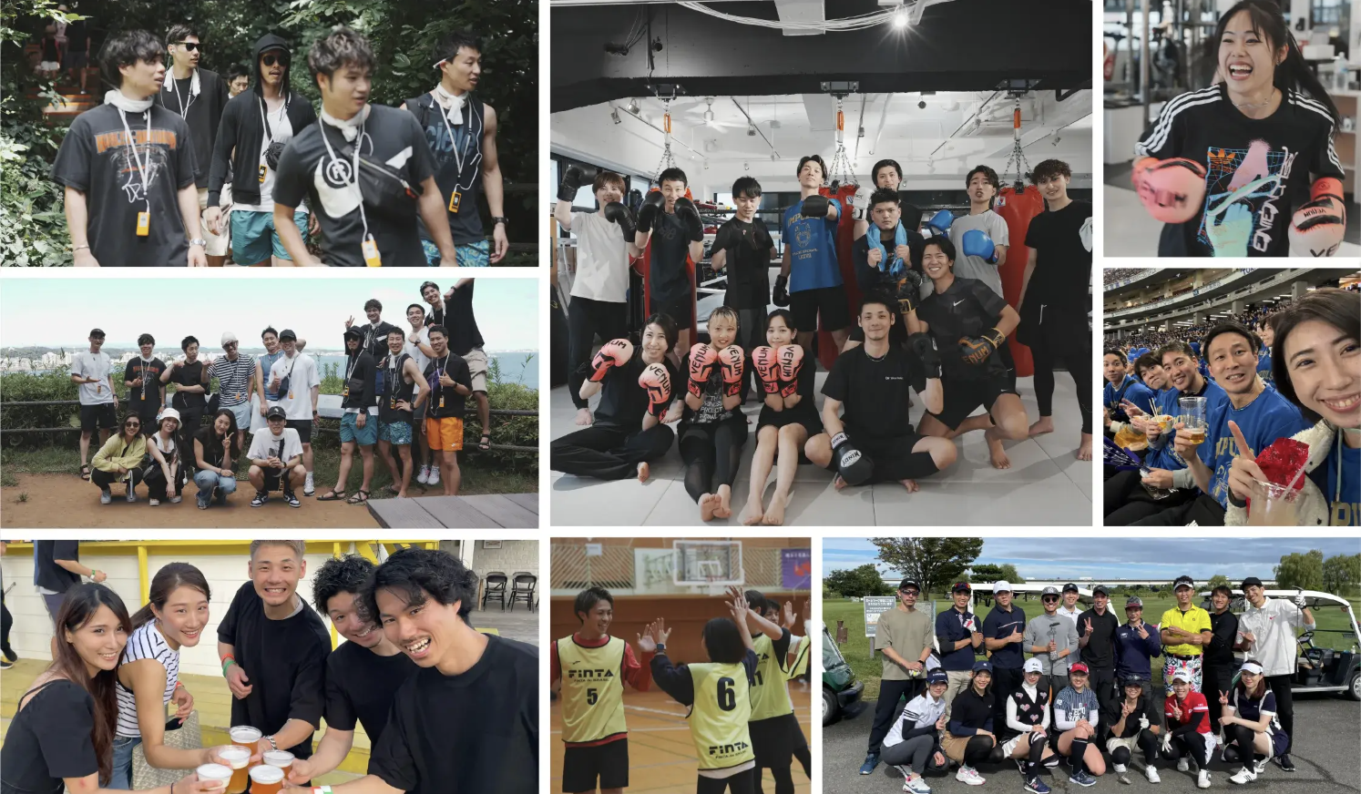 スポーツ大会やアウトドアアクティビティ、他店舗との合同研修、レクリエーションなど、多彩なイベントを開催。世代や職種を超えたつながりが生まれ、チームワークと成長を加速させる環境がここに！